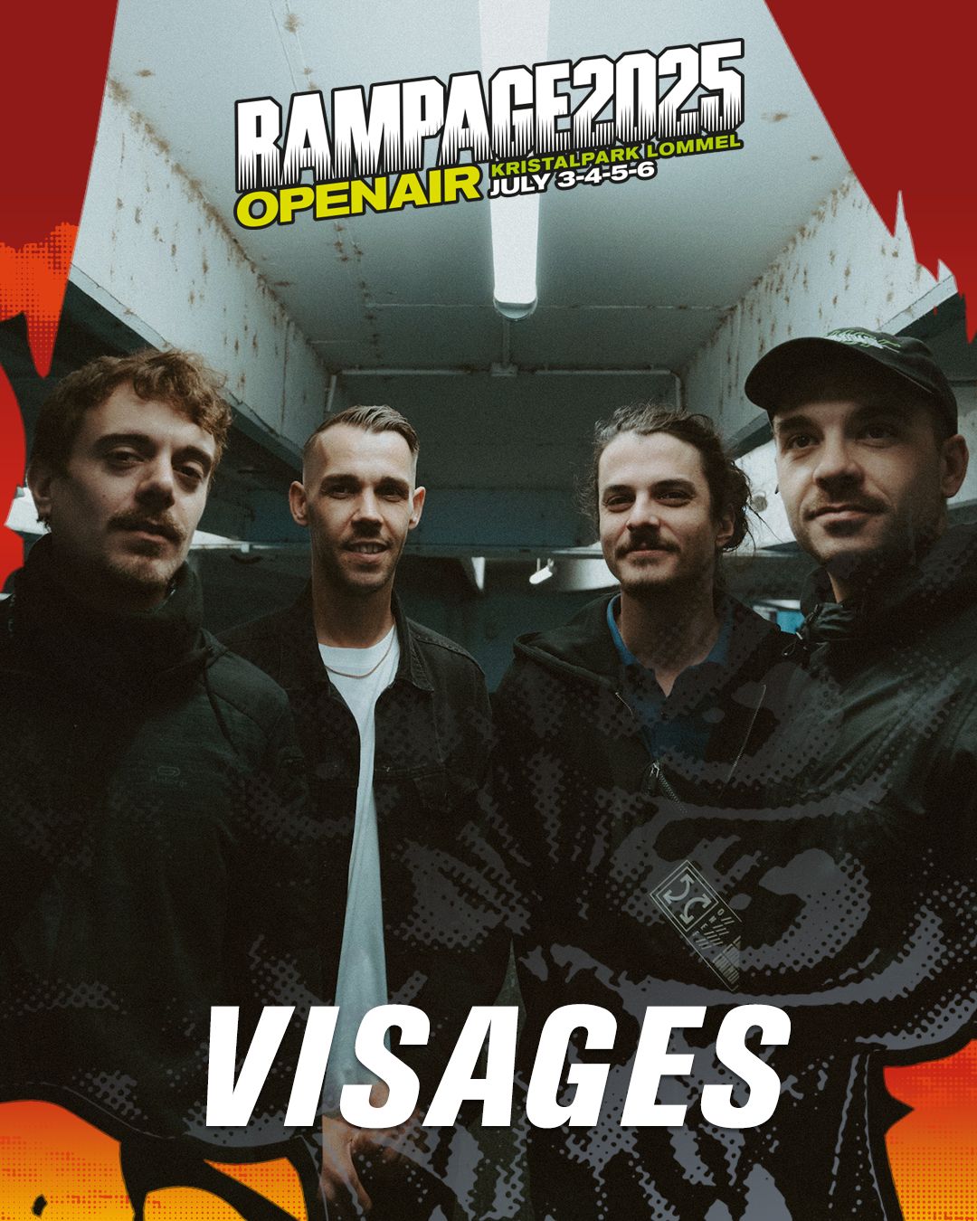 VISAGES JOINS RAMPAGE OPEN AIR 2025!