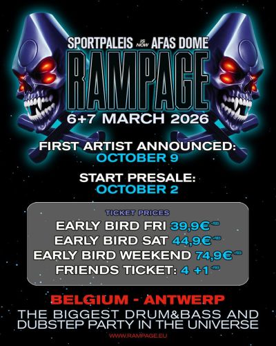 RAMPAGE WEEKEND: START PRESALE - OCTOBER 2