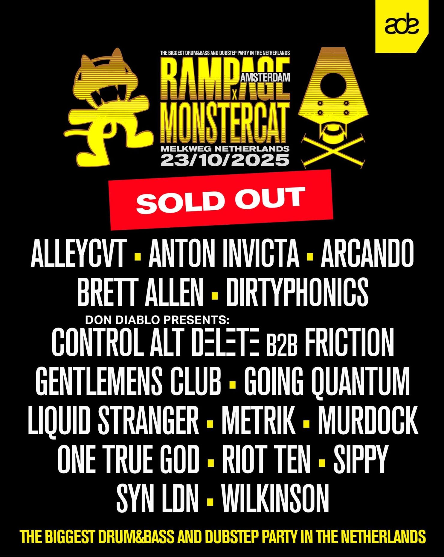 RAMPAGE X MONSTERCAT ADE: SOLD OUT